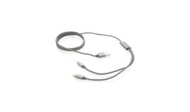 3-in-1 umwobenes Kabel