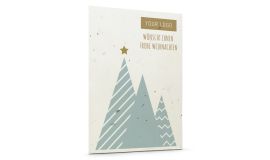 Samenpapier Weihnachtskarte 'Stern'