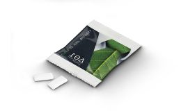 Kaugummi in Papiertüte 