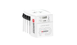 SKROSS World Travel Adapter MUV 65W PD mit USB-C-Kabel