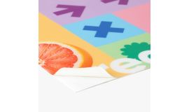 Schlagfester Aufkleber