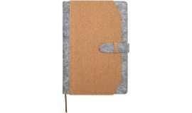 Viviana A5 Notizbuch aus recyceltem Filz und Kork